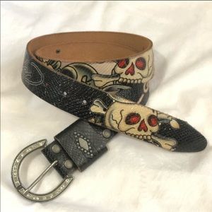 Ed Hardy Leather belt size L (43 inches)